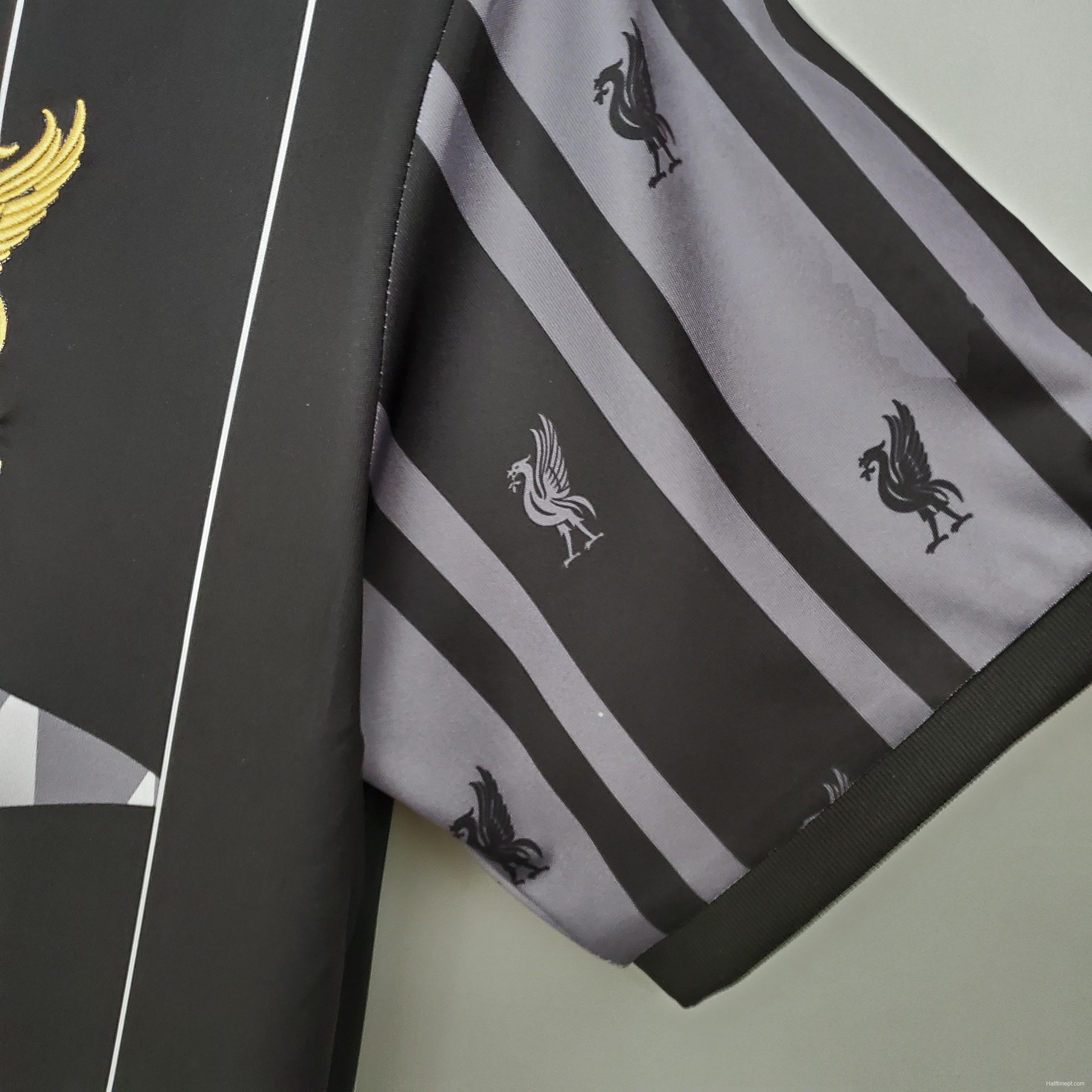 Retro Liverpool Champion Special Edition Black Soccer Jersey