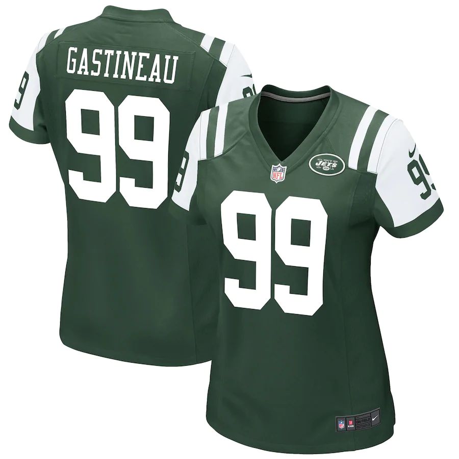 Women's Mark Gastineau Green Retired Player Limited Team Jersey