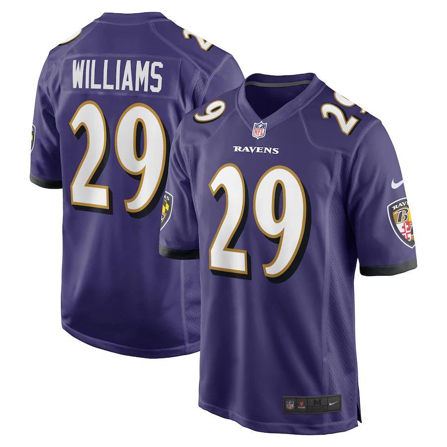 Men's Tramon Williams Purple Player Limited Team Jersey