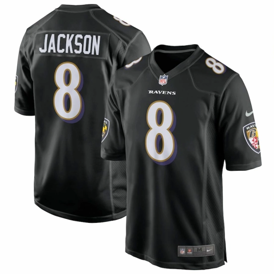 Men's Lamar Jackson Black Event Player Limited Team Jersey