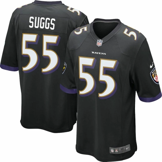 Youth Terrell Suggs Black Alternate Player Limited Team Jersey