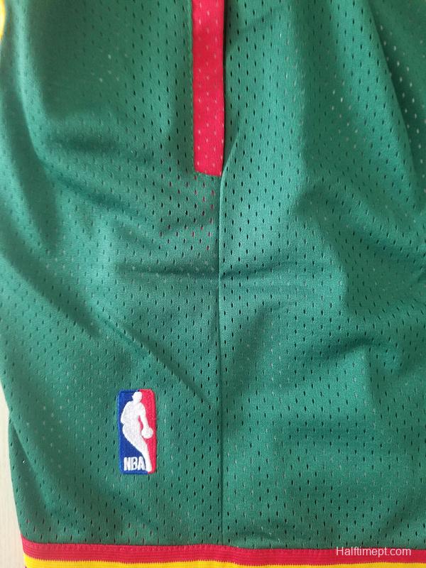 Seattle 1995-96 Throwback Classics Basketball Team Shorts