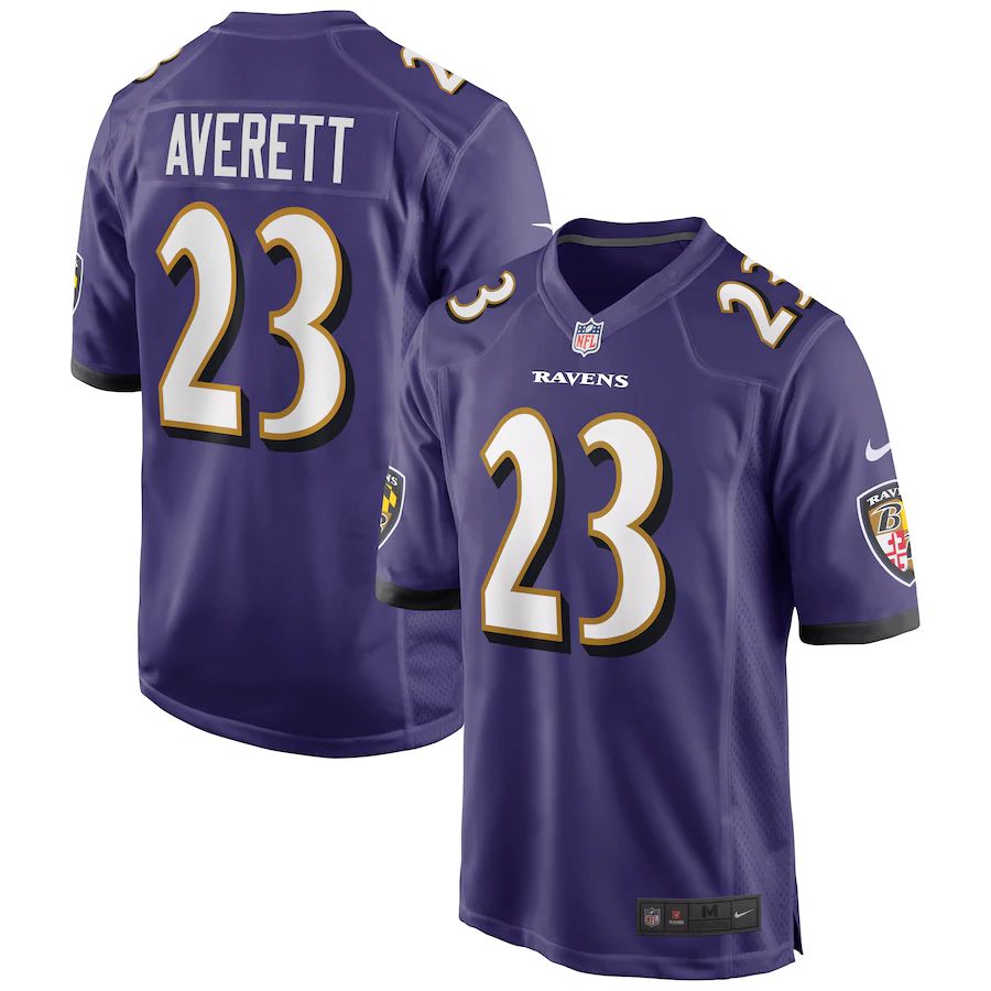 Men's Anthony Averett Purple Player Limited Team Jersey