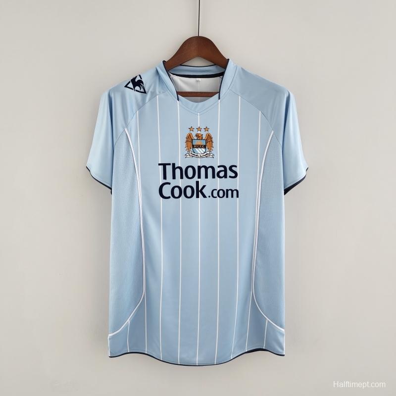 Retro 07/08 Manchester City Home Soccer Jersey