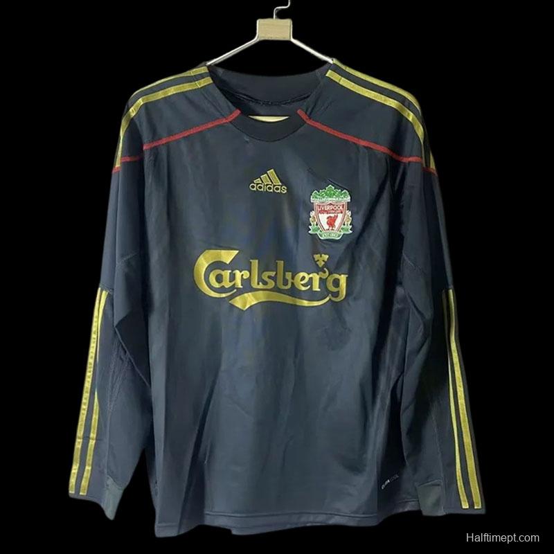 Retro 09/10 Liverpool Away Long Sleeve Jersey