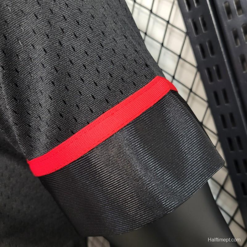 NBA Bull Stadium Black Jersey