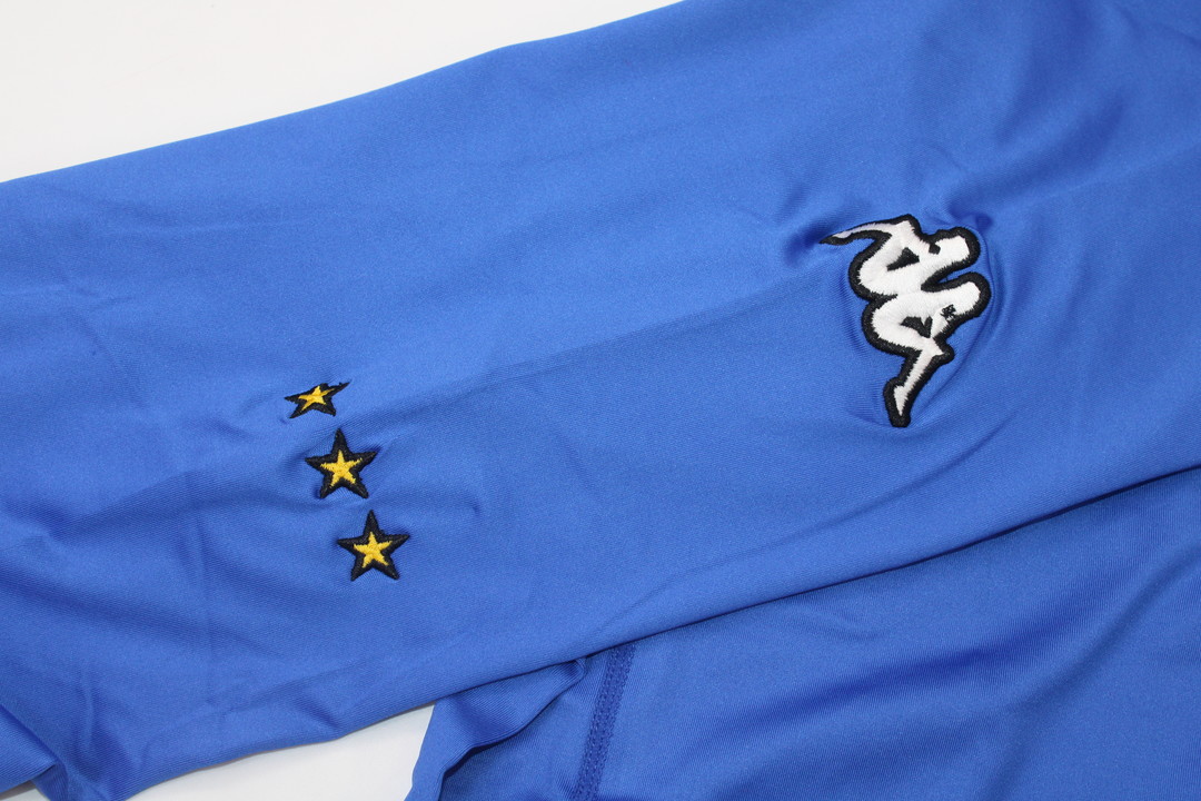 Retro 2000 Italy Home Long Sleeve Jersey