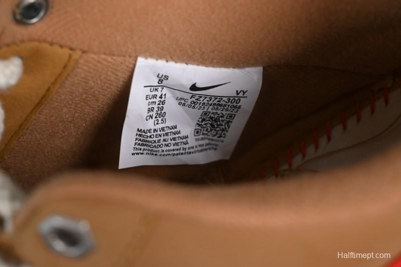 Nike Air Force 1 '07 Low Wheat Color Low-Top Sneakers - FZ7372-300