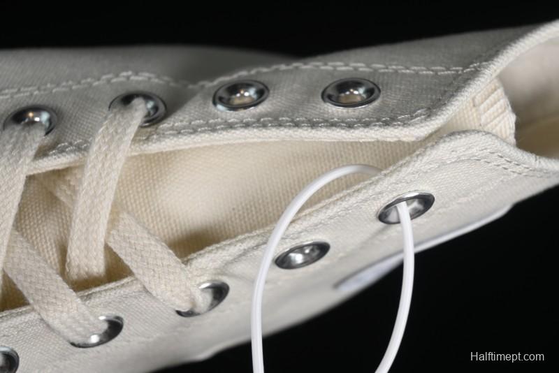 Converse Chuck 1970s Original Cream White High-Top Casual Canvas Shoes - 162210C