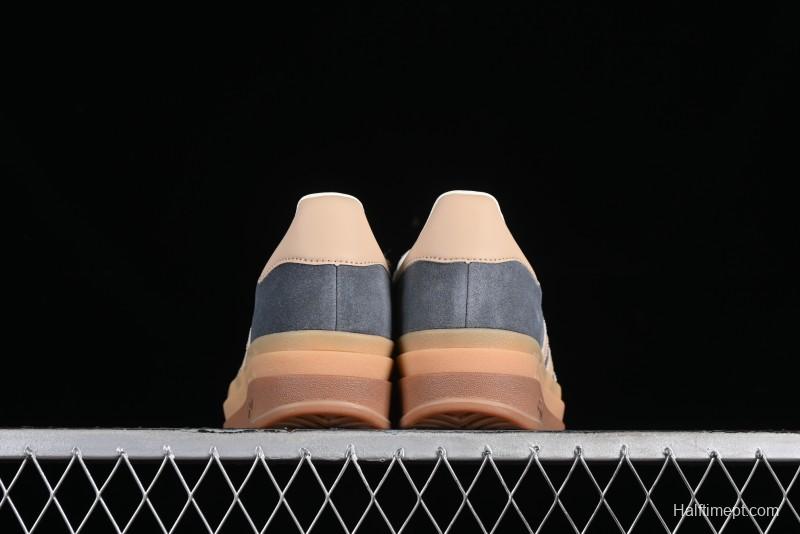 Adidas Originals Gazelle Bold IE0428 Low-Top Sneakers with Thick Sole for Casual Wear Anti-Slip and Durable - IE0428