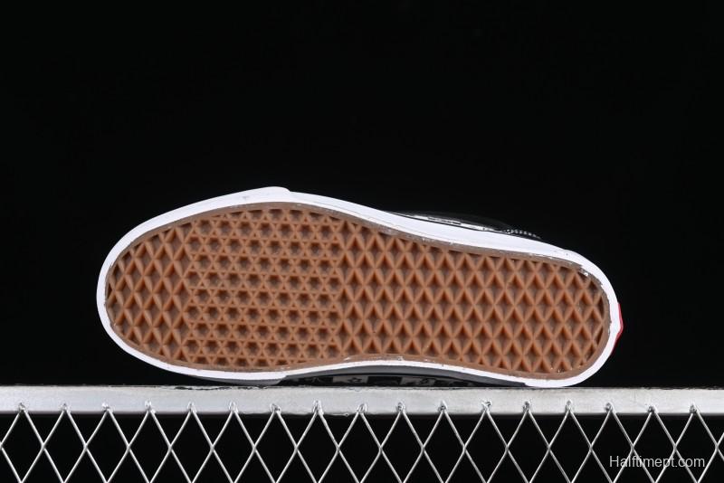 Vans Classics Knu Skool Checkerboard Graffiti Chunky Tongue Skate Shoes - VN0009QC6BT