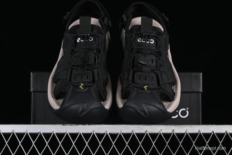 ECCO New Terrain Series Outdoor Closed-Toe Sandals Water Shoes with Breathable Design - 63890301001