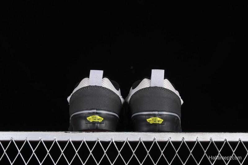 Vans OG Classic Slip-On Acid Wash Retro Grey Black Skate Shoes - VN0009QCGRY