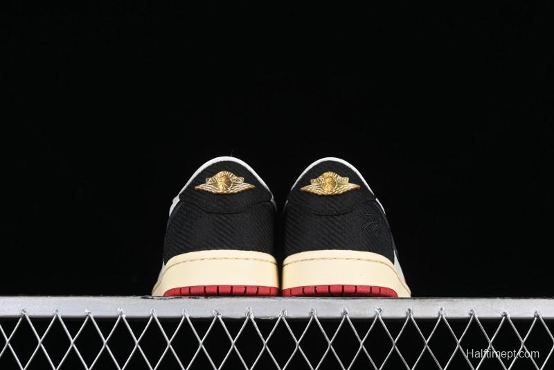 Nike Trophy Room x Jordan 1 Low OG "Away" Casual Sneakers - FN0432-100