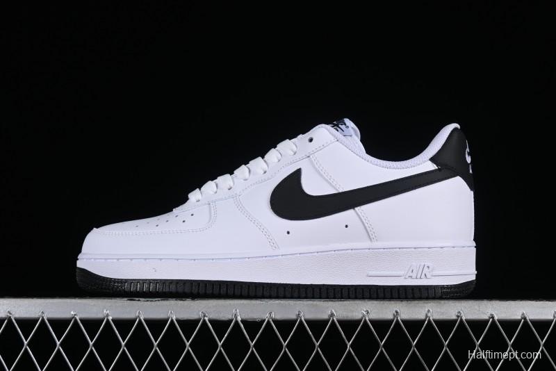 Nike Air Force 1 '07 Low Casual Sneakers in Black and White - FQ4296-101