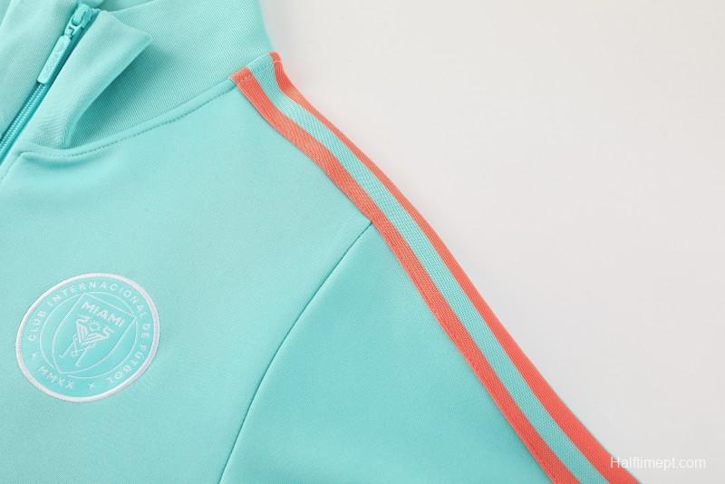 24/25 Inter Miami Green Full Zipper Jacket +Long Pants