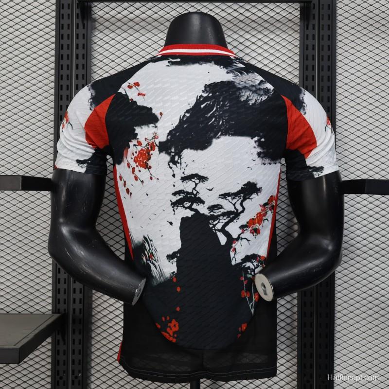 Player Version 25/26 Real Madrid Chinese Ink Painting Style Limited Edition Jersey with Emirates Sponsor