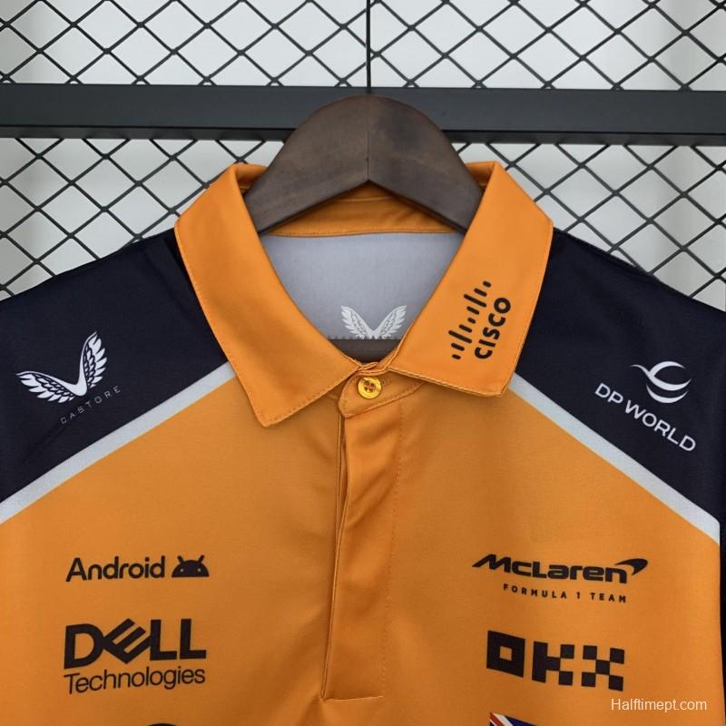 2025 Polo F1 Formula Orange Mclaren Norris Jersey