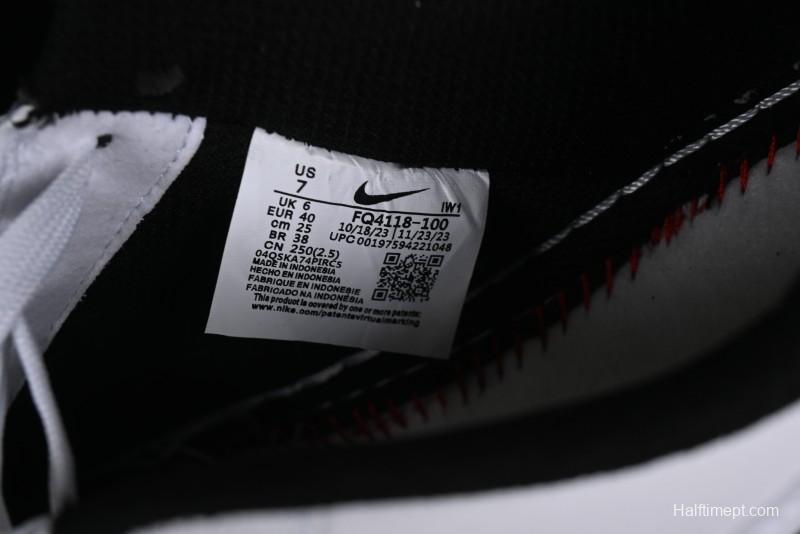 Nike Air Force 1 '07 Low Casual Sneakers with Full-Length Air Cushion - FQ4118-100