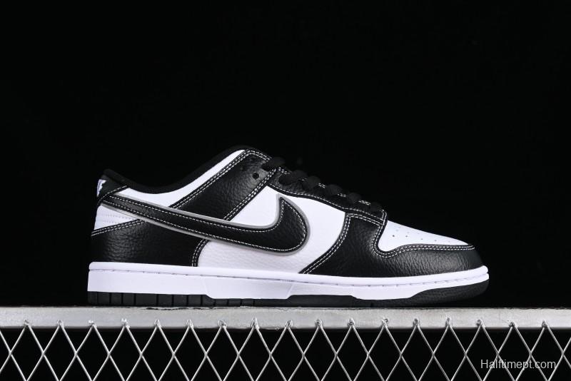 Nike Supreme x SB Dunk Low Panda Colorway Low-Top Casual Skate Shoes - RM2308-332