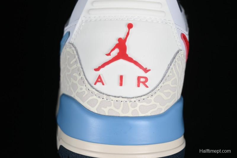 Nike Air Jordan Legacy 312 Low Sneakers with Velcro Strap and Triple Sole Design - HM3709-141