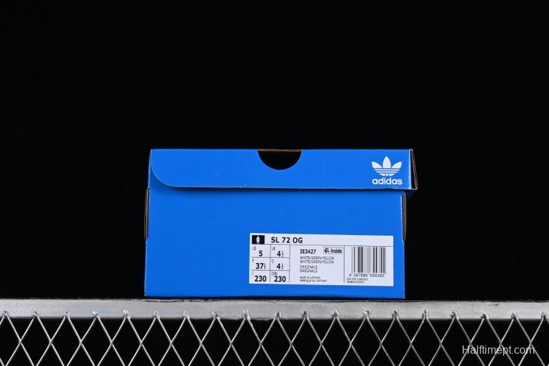 Adidas Originals SL 72 OG Retro Running Shoes with Nylon Upper and Suede Accents - IE3427