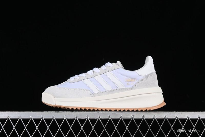 Adidas Originals SL 72 Retro Running Shoes with Nylon Upper and Suede Accents - ID1031