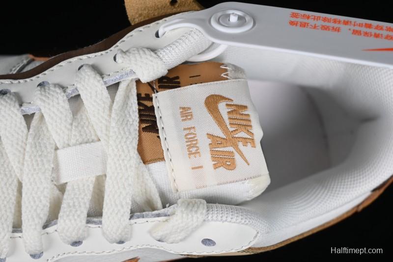 Nike Air Force 1 Shadow Low-Top Sneakers with Lightweight EVA Midsole and Anti-Slip RB Rubber Outsole - DZ1847-106