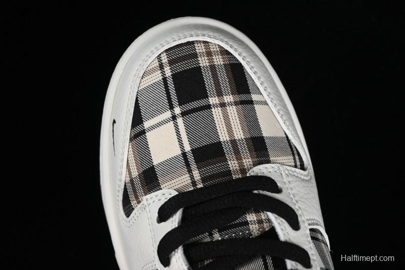 Nike SB Dunk Low Supreme Plaid Colorway Low-Top Casual Skateboarding Shoes - SU1098-061