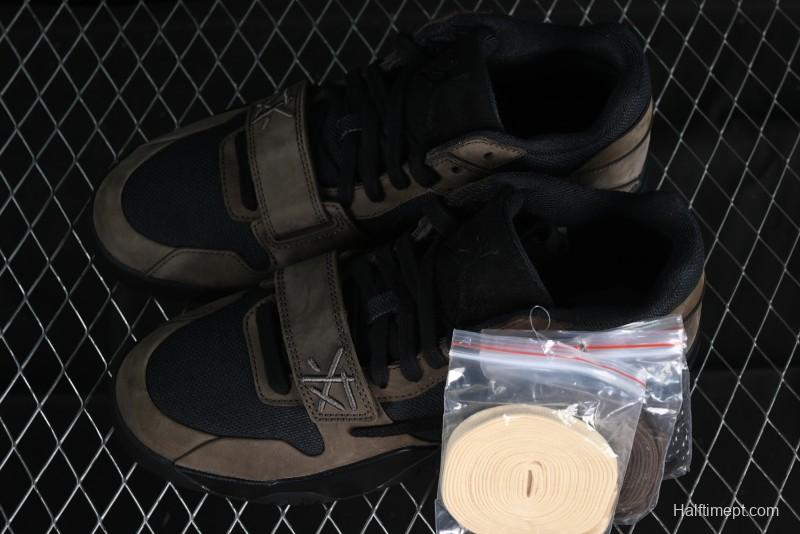 Nike Travis Scott x Jordan Cut The Check AJ1 Basketball Shoes with Velcro Design - FZ8117-200