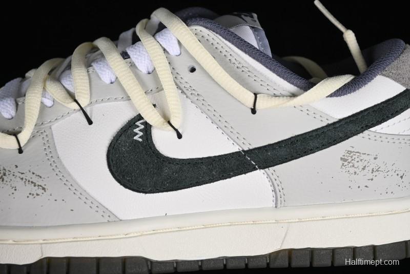 Nike Dunk Low SE Bubble Jellyfish Grey Island SB Strap Low-Top Casual Skate Shoes - FJ4188-100