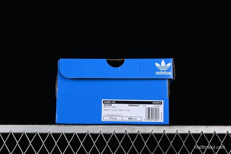Adidas Samba OG IG1024 Genuine Leather Casual Sneakers - IG1024