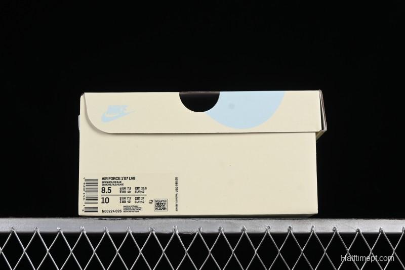 Nike Nocta x Nike Air Force 1 '07 Low Casual Sneakers with 3M Reflective Details and Full-Length Air Cushion - NO0224-026