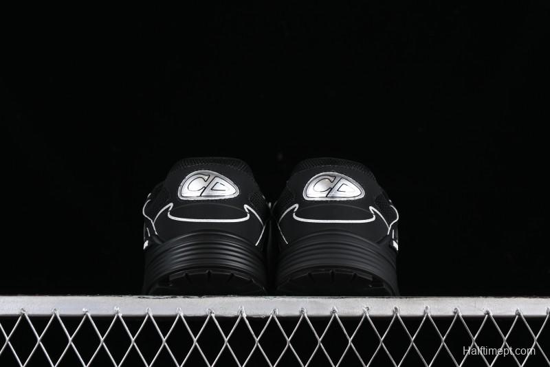 Dior B30 Sneakers with Reflective CD30 Logo and Lightweight Rubber Sole - CD30