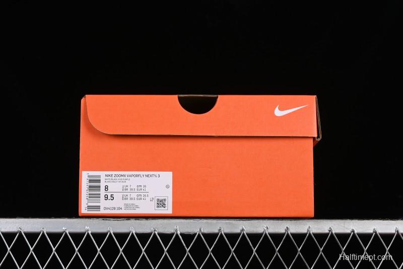 Nike ZoomX Vaporfly NEXT% 3 Marathon Series Foam Ultra-Light Cushioned Running Shoes - DV4129-104