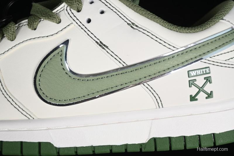 Nike SB Dunk Low OFF-WHITE Collaboration - Anniversary Premium Custom Low-Top Casual Sneakers DJ2024-002