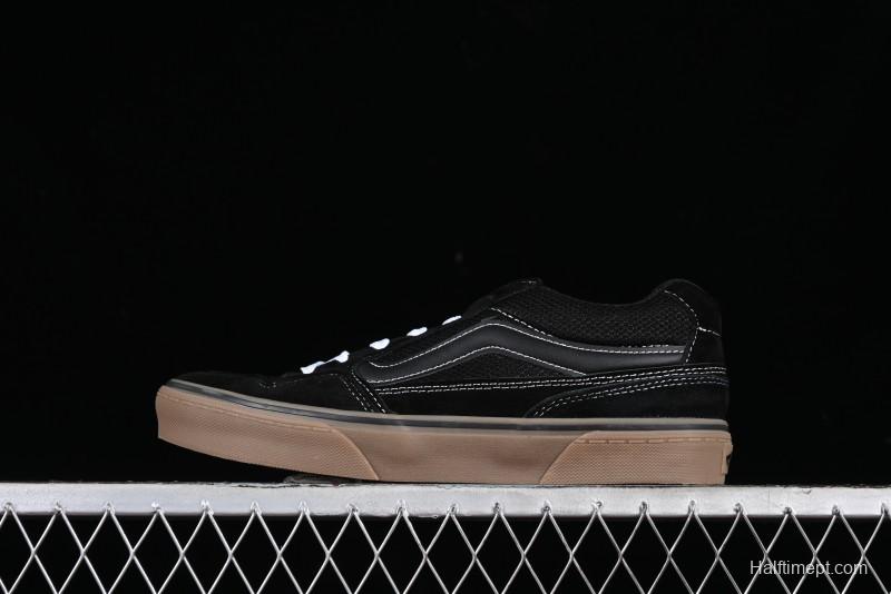 Vans Classics Knu Skool Retro Skate Shoes with Enhanced Cushioning and Breathable Mesh - VN0A5JM22WN