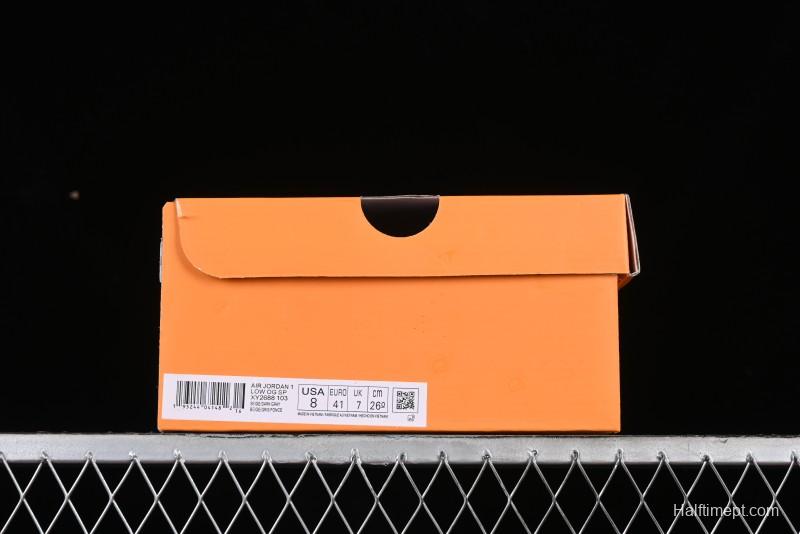 Nike Travis Scott x Fragment Design x Air Jordan 1 Low OG SP AJ1 LV Collaboration Casual Sneakers - XY2688-103