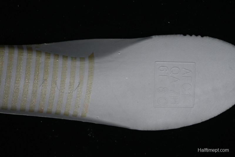 Nike Air Force 1 '07 Low Casual Sneakers with Anime-Inspired Hand-Painted Design, Broken Swoosh Shadow Effect, Brown/Black - CW2288-111