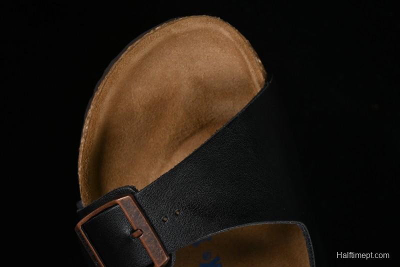 Birkenstock Sandals with Soft Suede Leather and Lambswool Footbed - G.D4