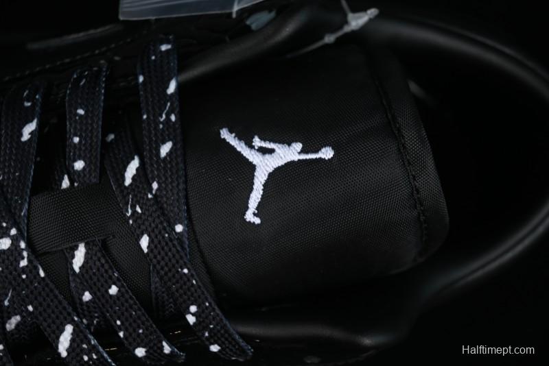 Nike Air Jordan 1 Low "Black Croc" Casual Sneakers with Crocodile-Embossed Leather - HJ7743-010