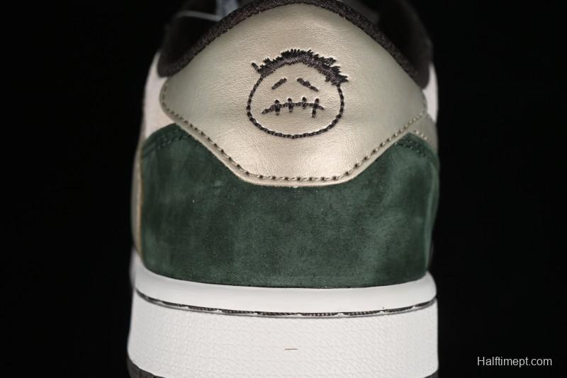 Nike Travis Scott x Air Jordan 1 Low OG Retro Basketball Shoes - DM7866-818