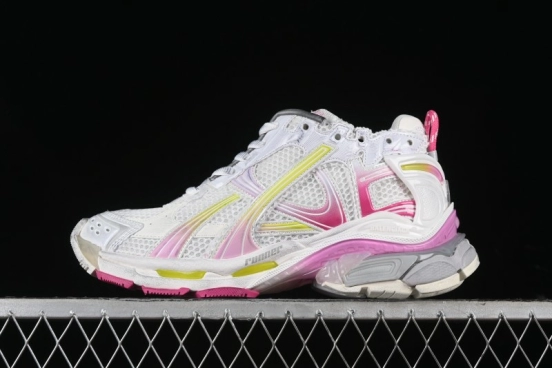 Balenciaga Runner Kith Four Color Retro Casual Sneakers - W3RMU9517