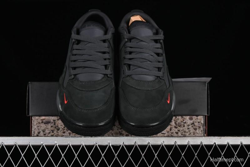 Nike Air Jordan 4 Remastered Retro Sneakers with Suede and Textile Upper - HF4334-004