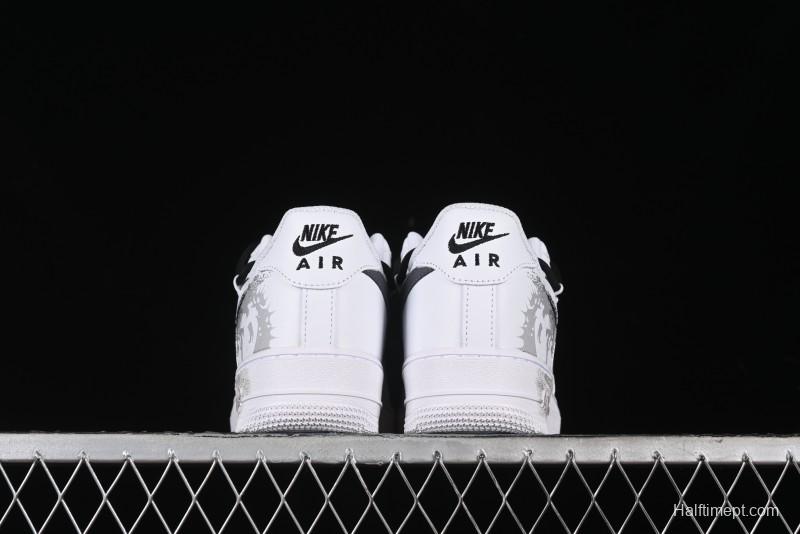 Nike Air Force 1 '07 Low Peace Dove Spray Custom Low-Top Casual Sneakers - ZH0316-031