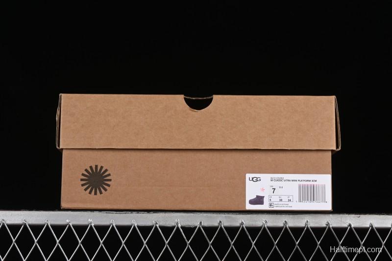 UGG Classic Ultra Mini Platform 3CM Wool Blend Mini Short Boots - 1135092