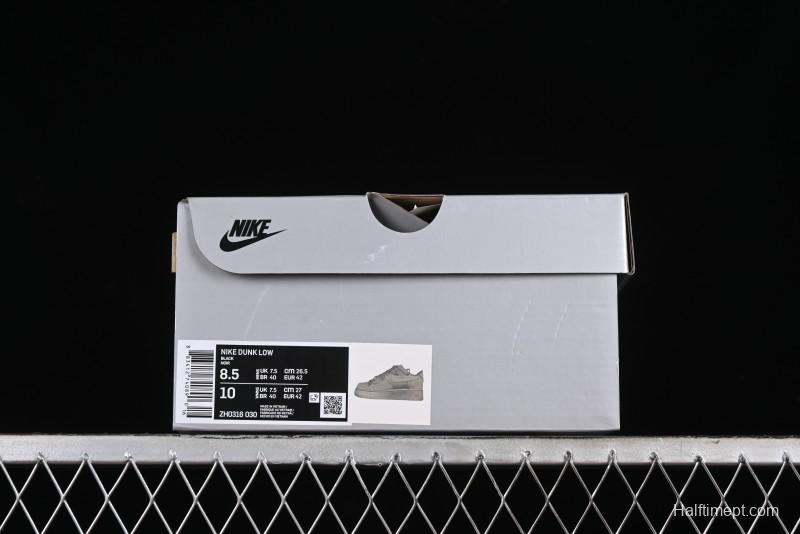 Nike Air Force 1 '07 Low Cleanfit High Street Retro Style All Black Star-Studded Diamond Accents Lace-Up Low-Top Casual Sneakers - ZH0316-030