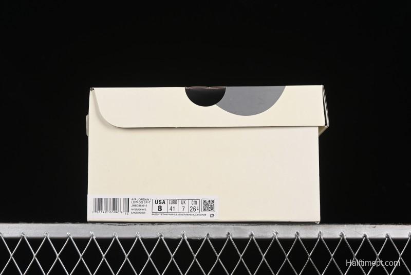 Nike Travis Scott x Fragment Design x Air Jordan 1 Low OG SP AJ1 Retro Sneakers - JH6088-611