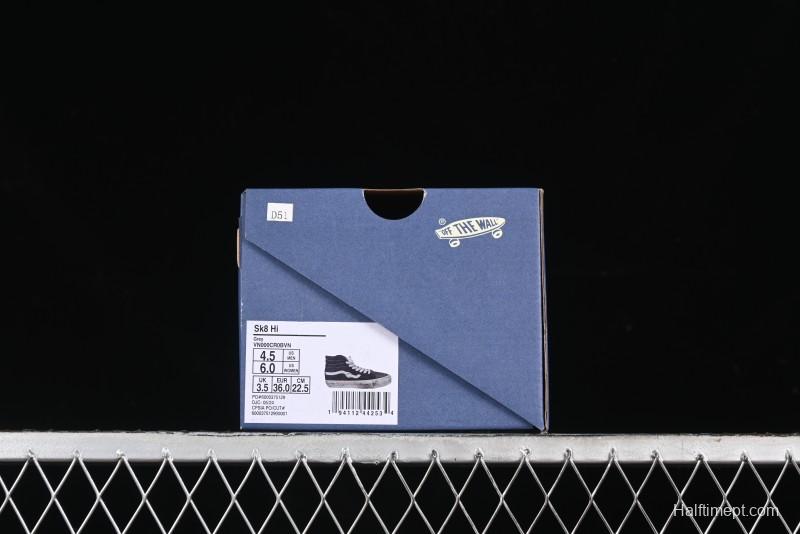 Vans Notre Premium Sk8-Hi High-Top Skate Shoes with Striped Design and Washed Effect - VN000CR0RVN