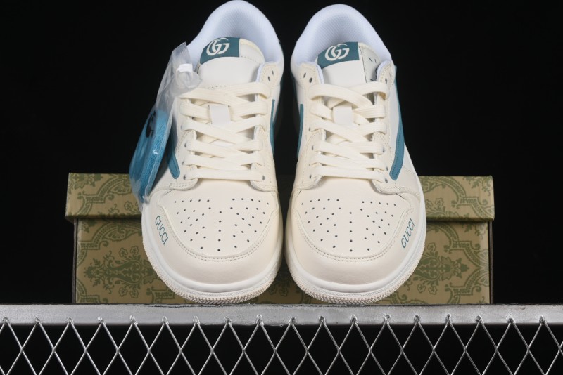 Nike Travis Scott x Fragment Design x Air Jordan 1 Low OG SP AJ1 Retro Sneakers - LJ5188-022